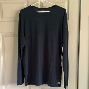 Men's Navy Long Sleeve Shirt Strato tech tee